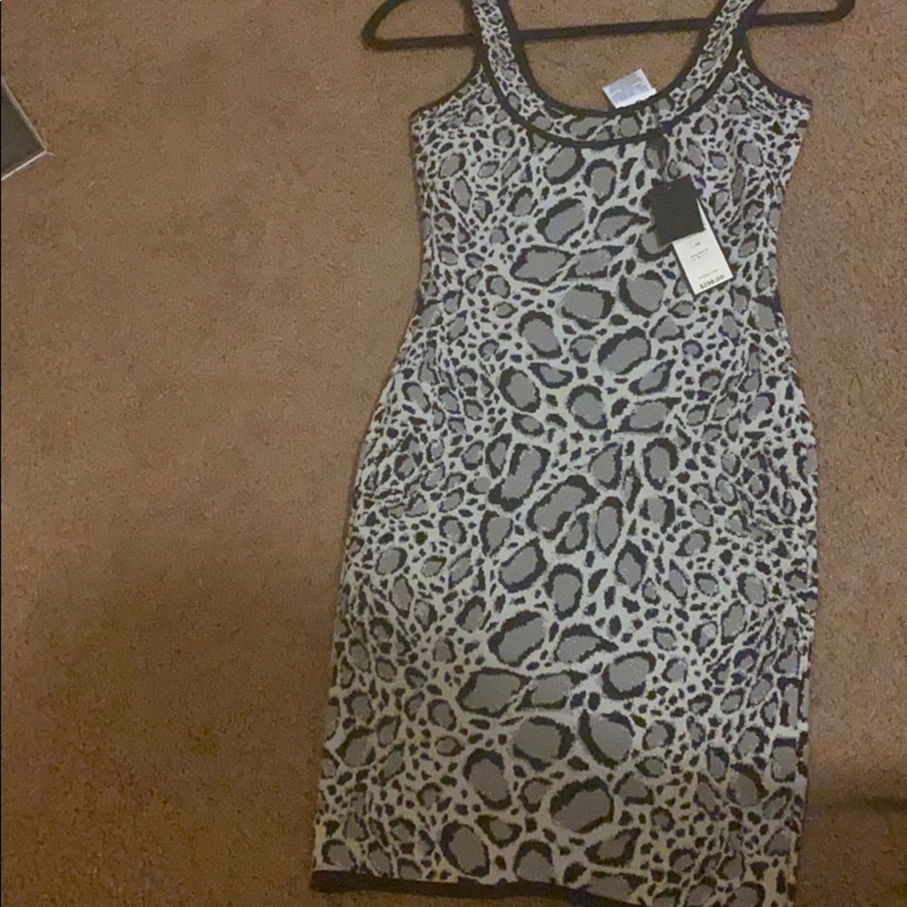 Leopard print tank dress.